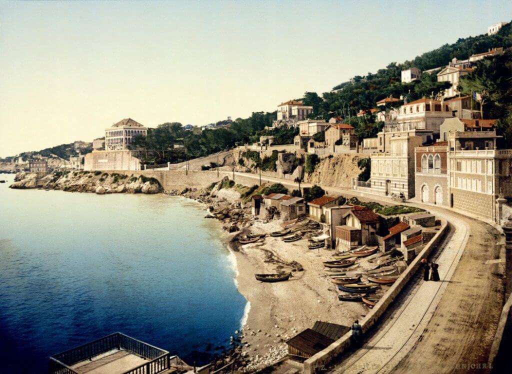 La Corniche en 1895