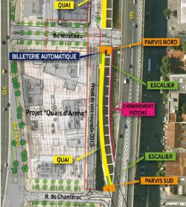 Plan de la gare Arenc Euroméditerranée